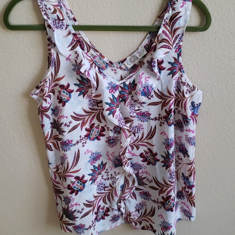 Pink Rose-Tank Top